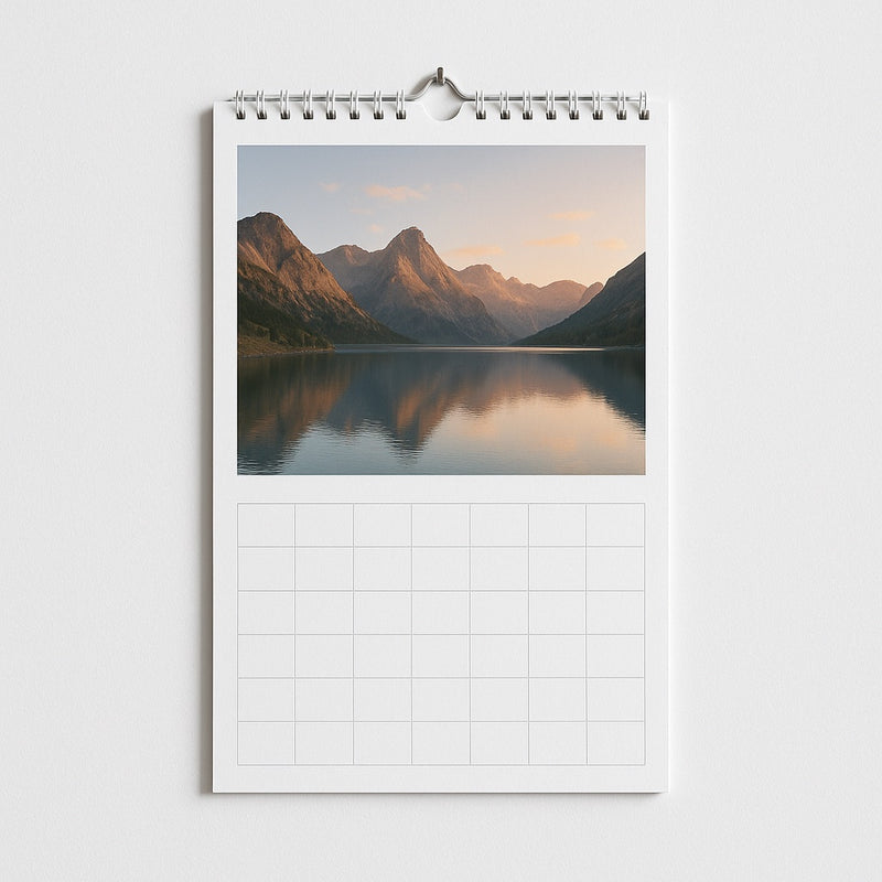 Wire-o muurkalender A4 met ophanghaak