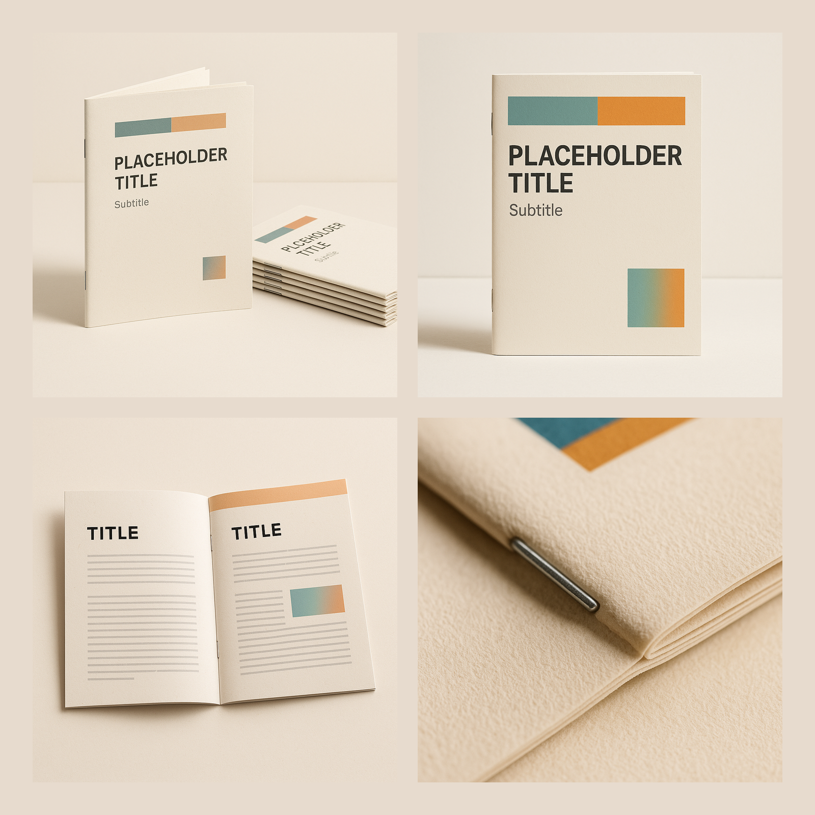 Brochures laten drukken bij Ricard: voorkant, binnenwerk en detail